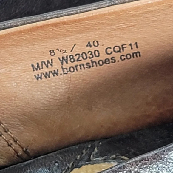 Born Womens 8.5 Toby II Casual Slip On Wedge‎ Clogs Brown Leather Nursing Shoes - Picture 8 of 9